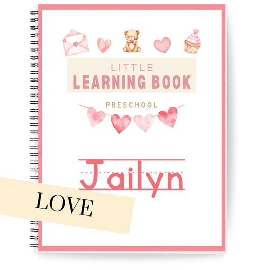 Little Learning Book – Personalized Preschool Activity Book (Reusable Dry-Erase)