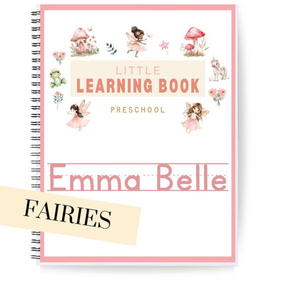 Little Learning Book – Personalized Preschool Activity Book (Reusable Dry-Erase)