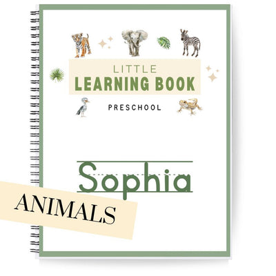Little Learning Book – Personalized Preschool Activity Book (Reusable Dry-Erase)