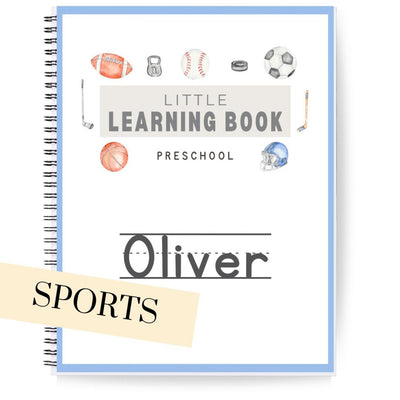 Little Learning Book – Personalized Preschool Activity Book (Reusable Dry-Erase)