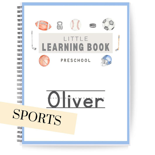 Little Learning Book – Personalized Preschool Activity Book (Reusable Dry-Erase)