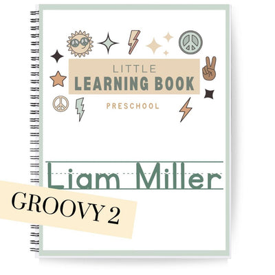 Little Learning Book – Personalized Preschool Activity Book (Reusable Dry-Erase)