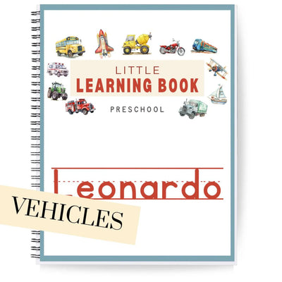 Little Learning Book – Personalized Preschool Activity Book (Reusable Dry-Erase)
