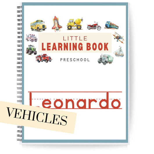 Little Learning Book – Personalized Preschool Activity Book (Reusable Dry-Erase)