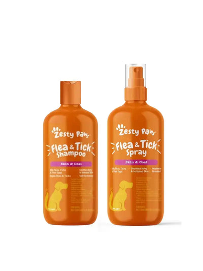Fresh Start Pet Wash & Protect – 16 oz Shampoo & 16 oz Flea & Tick Spray